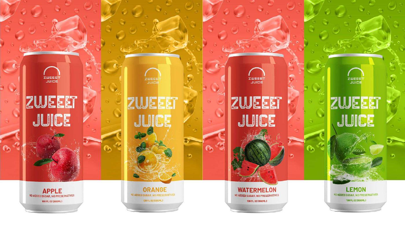 Zweet Juice brand identity — page 8