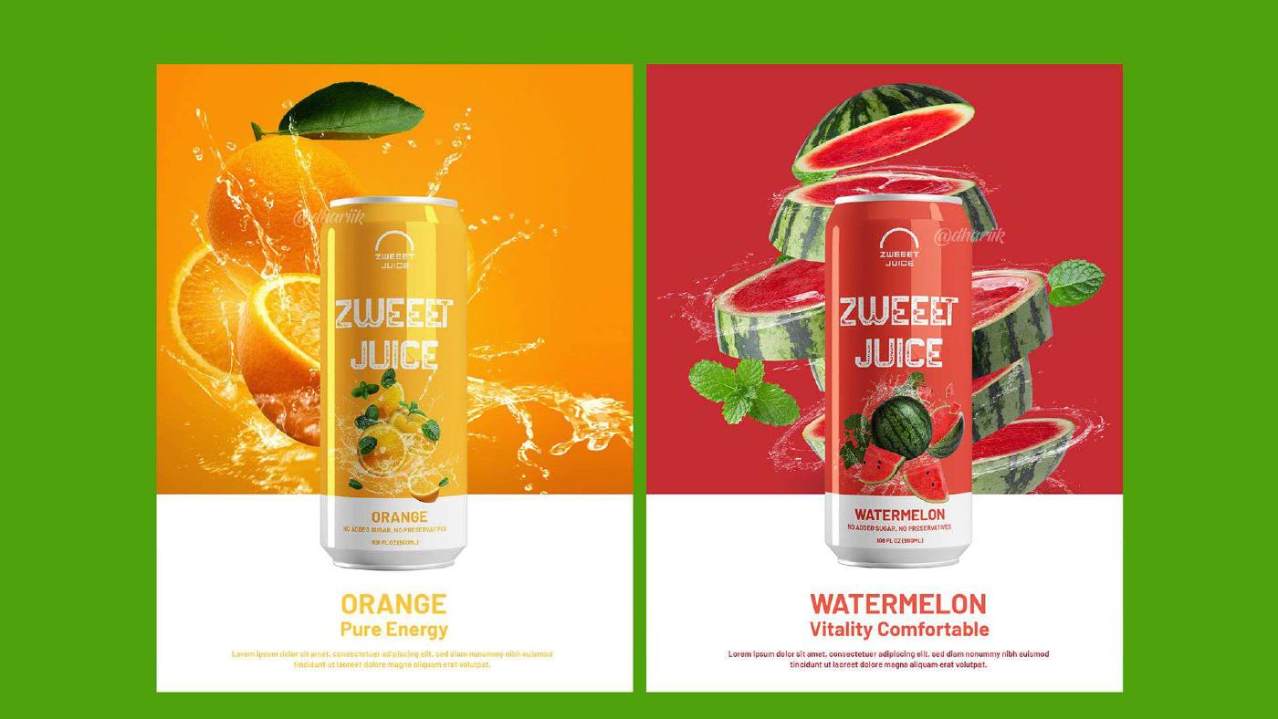 Zweet Juice brand identity — page 11