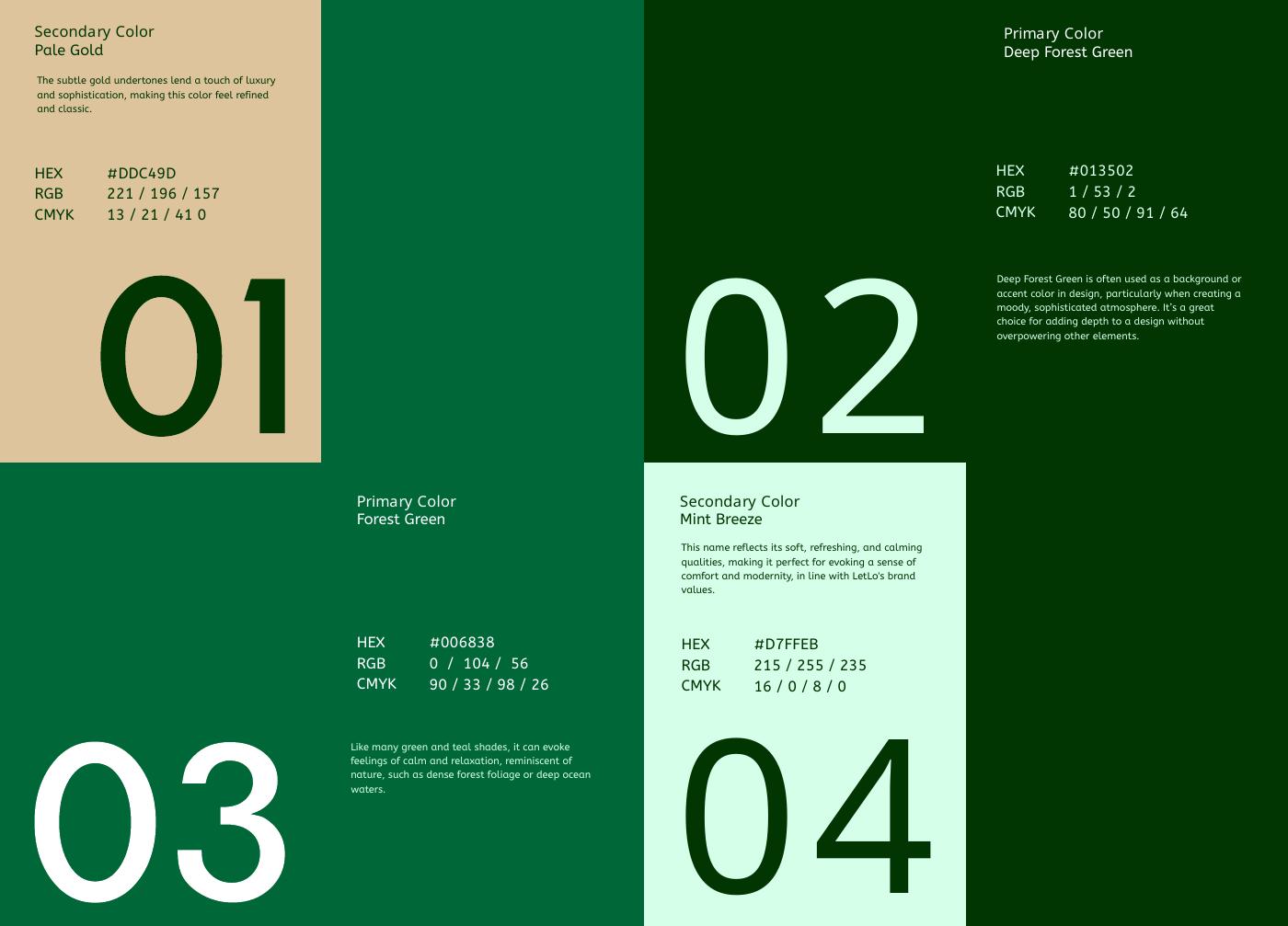 LetLo brand identity — page 14