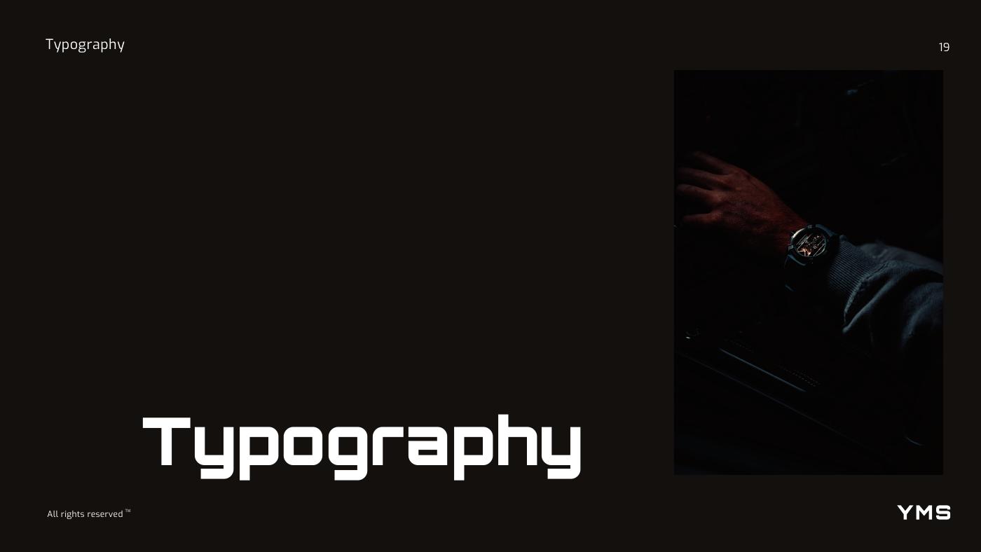 Your Media Studios (YMS) brand identity — page 19