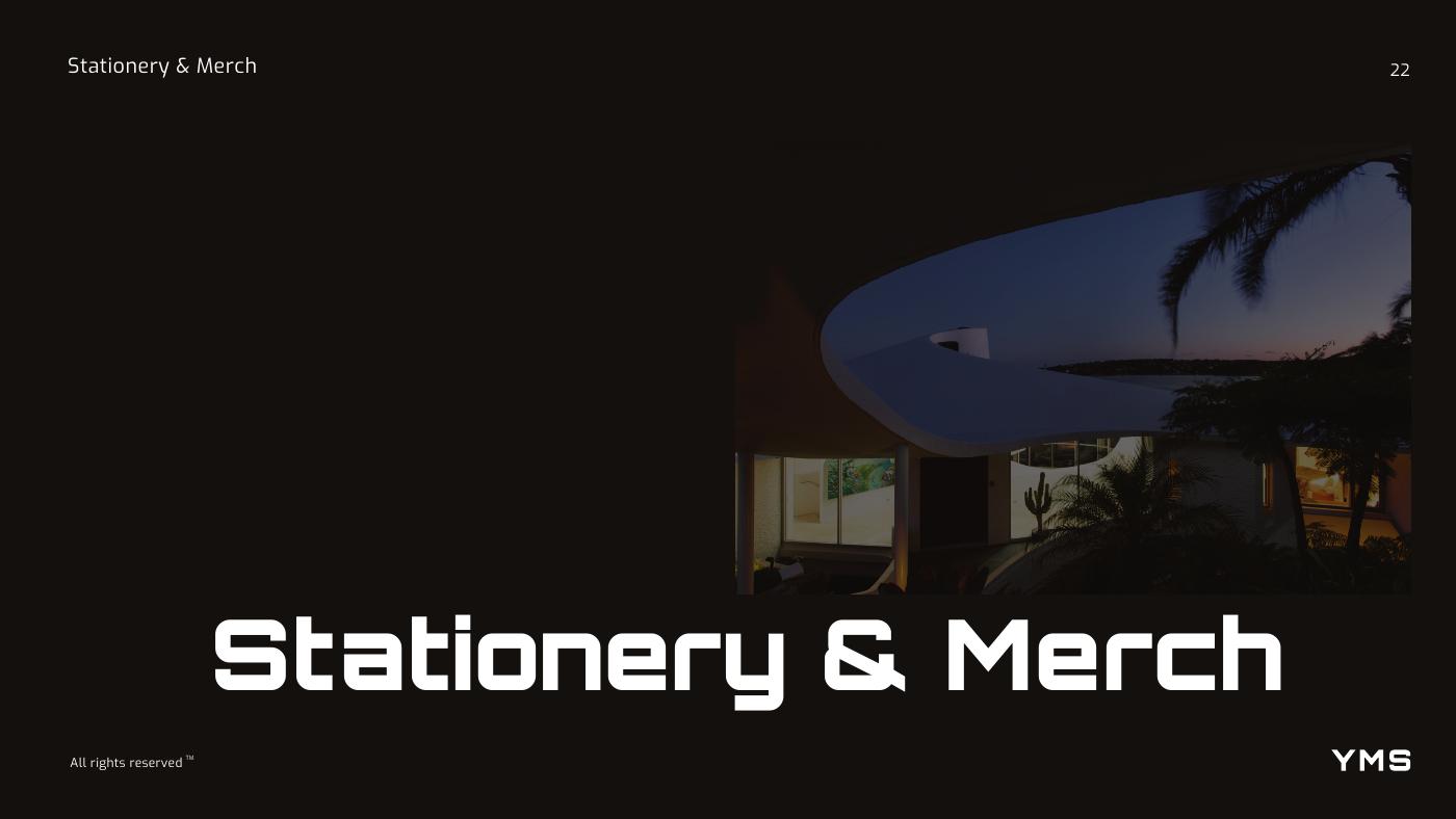 Your Media Studios (YMS) brand identity — page 22