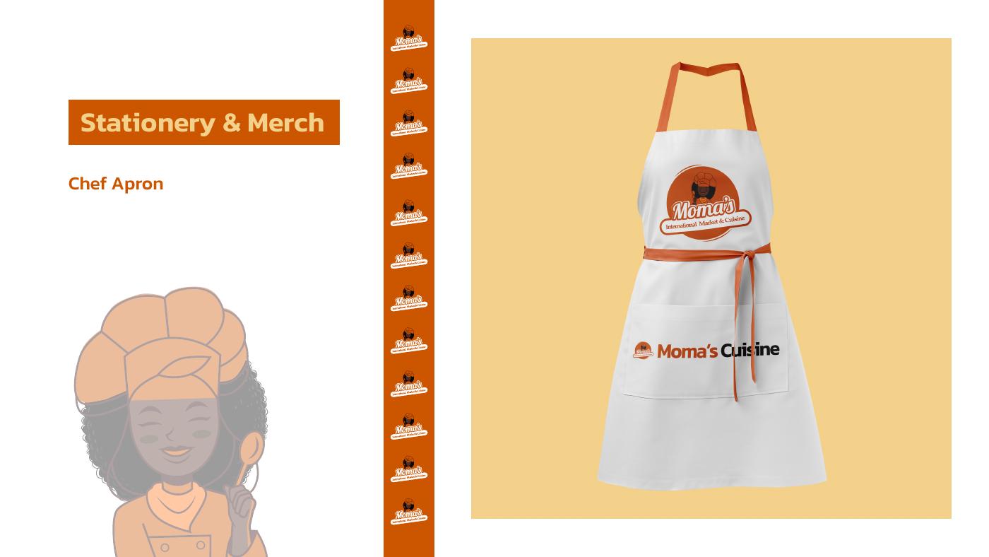 Moma's International Market & Cuisine brand identity — page 23