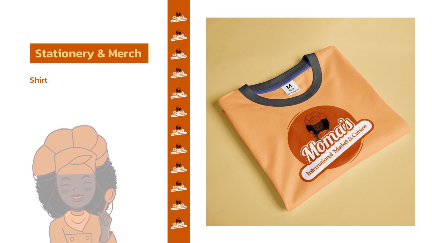 Moma's International Market & Cuisine brand identity — page 28