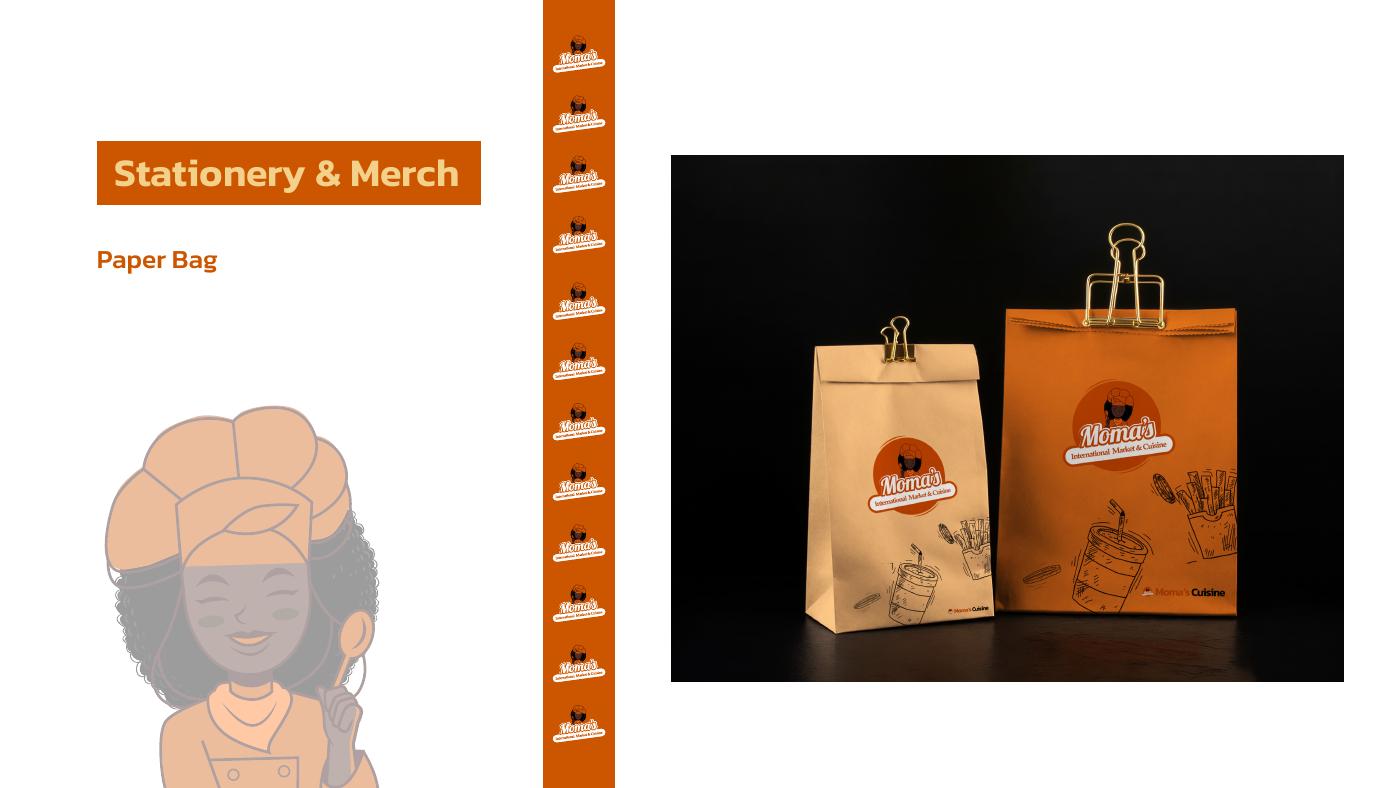 Moma's International Market & Cuisine brand identity — page 32