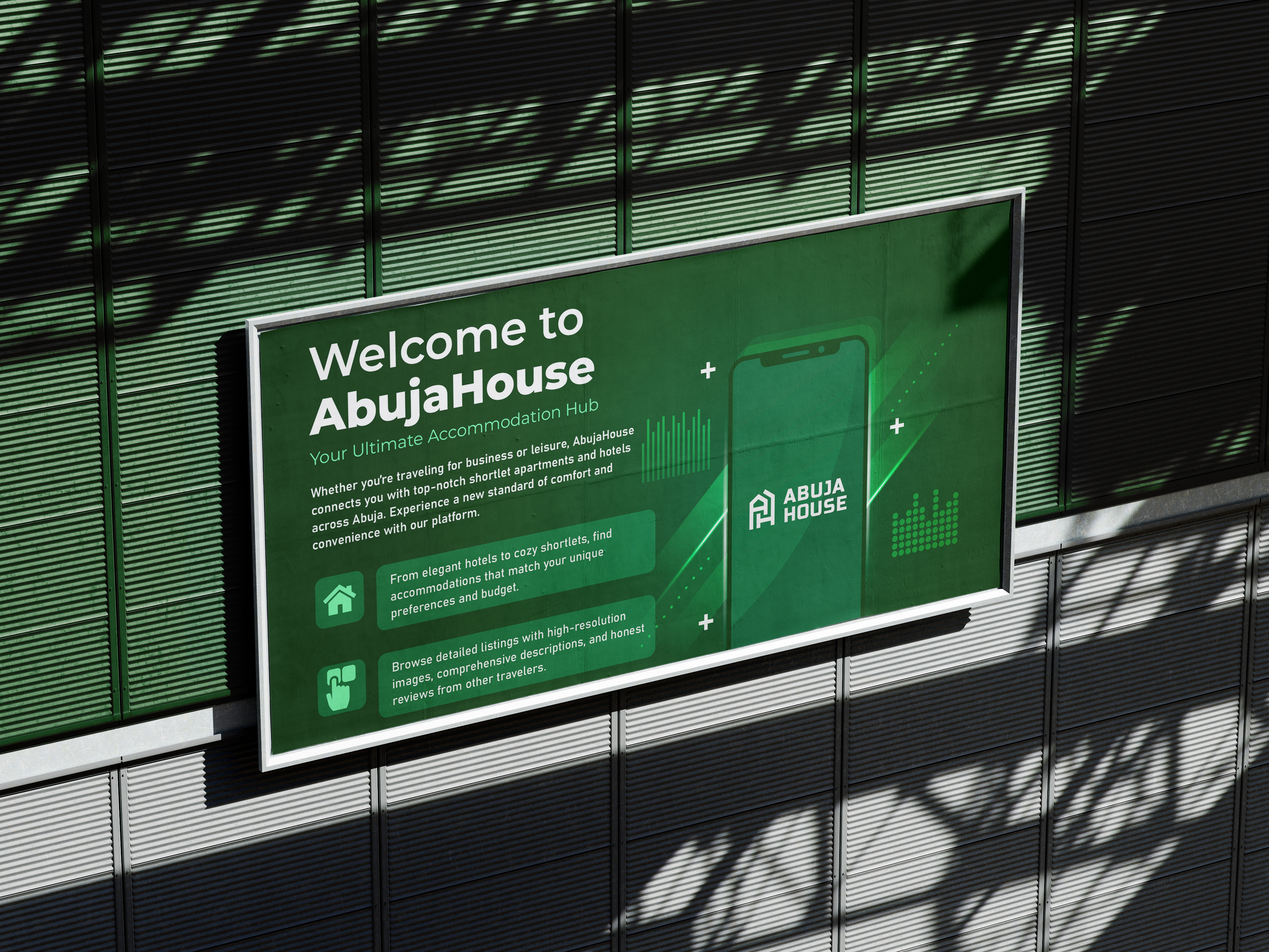 Abuja House — Accommodation · Identity System by Blackbird Media